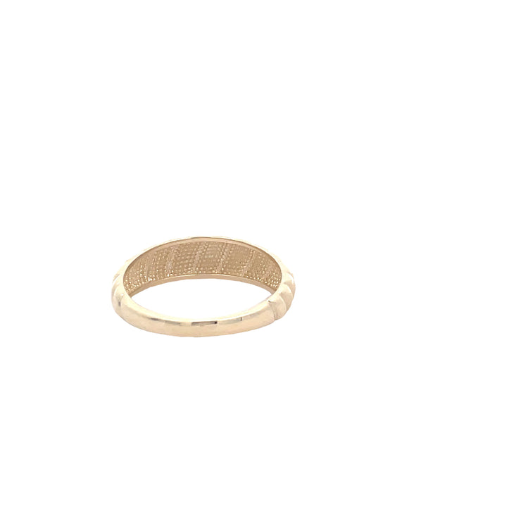 5.6mm Ribbed Dome Band