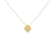Mother Of Pearl Clover Pendant