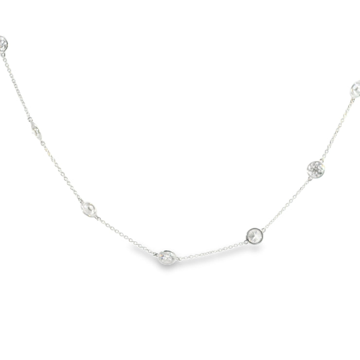 Lab Grown Diamond Station Necklace