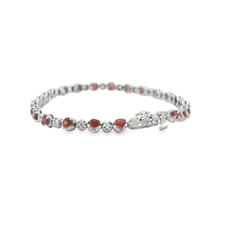 Ruby and Diamond Bracelet