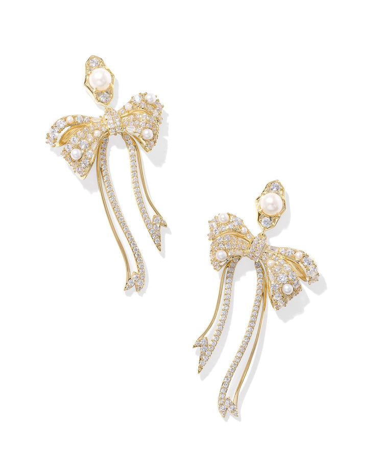 Kendra Scott Krista Bow Statement Earrings