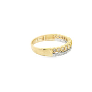 Double Row Diamond Band