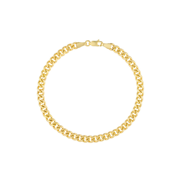 5.35MM Hollow Cuban Chain Bracelet
