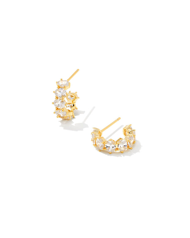 Kendra Scott Cailin April Birthstone Huggies