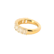 Emerald Cut Lab Grown Diamond Band