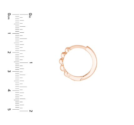 Beaded Mini Huggie Earrings