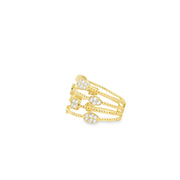 Multi Row Diamond Ring