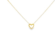 Petite Diamond Heart Pendant