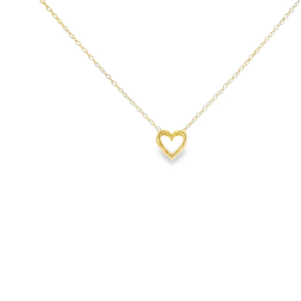 Petite Diamond Heart Pendant