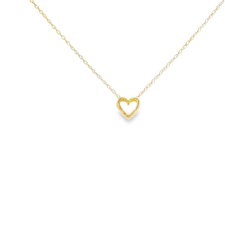 Petite Diamond Heart Pendant