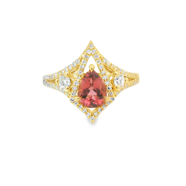 Pink Tourmaline Ring