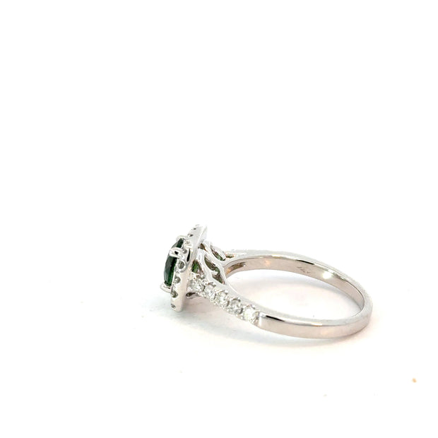Green Tourmaline Ring