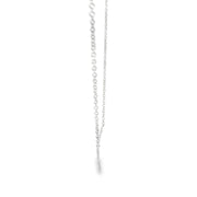 Diamond Halo Bar Pendant