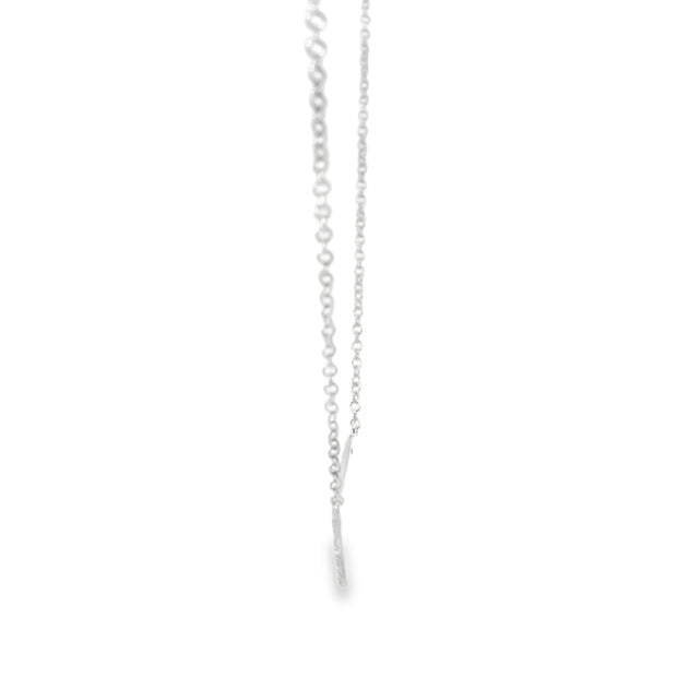 Diamond Halo Bar Pendant