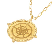 Compass Medallion Pendant