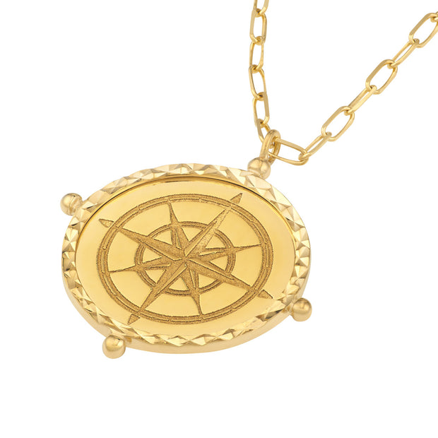 Compass Medallion Pendant