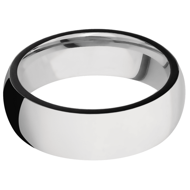 Palladium Silver + Polish Finish