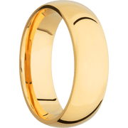 18K Yellow Gold + Polish Finish