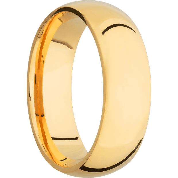 18K Yellow Gold + Polish Finish