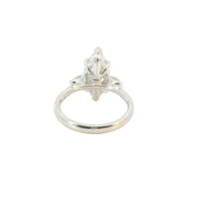 Lab Grown Marquise Engagement Ring