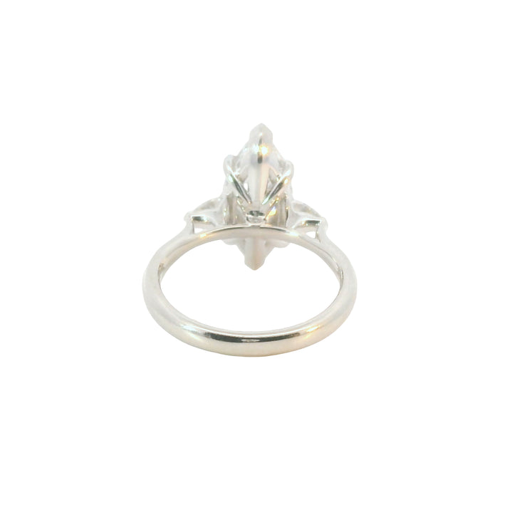Lab Grown Marquise Engagement Ring