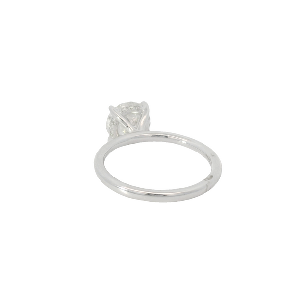 White Gold Lab Grown Engagement Ring