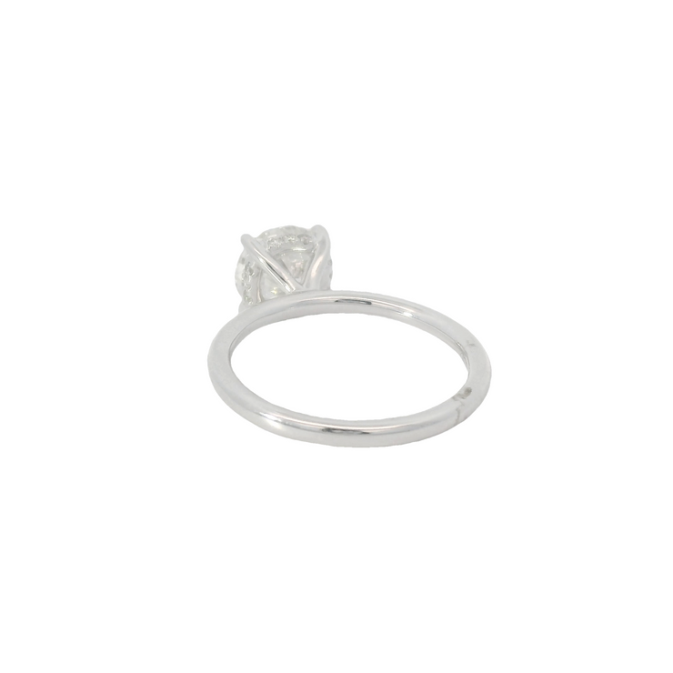 White Gold Lab Grown Engagement Ring