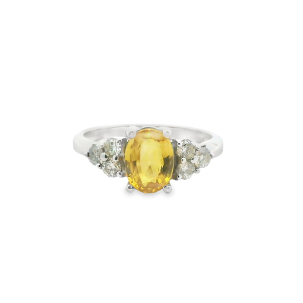 Sapphire and Diamond Ring