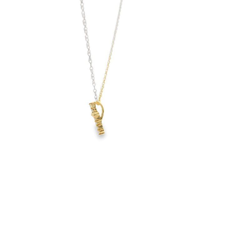 Petite Cross Diamond Pendant