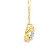 Salt and Pepper Diamond Pendant
