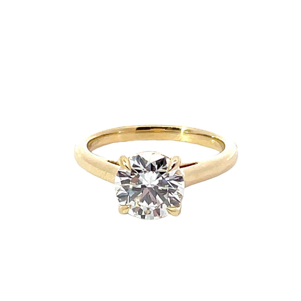 Yellow Gold Lab Grown Engagement Ring