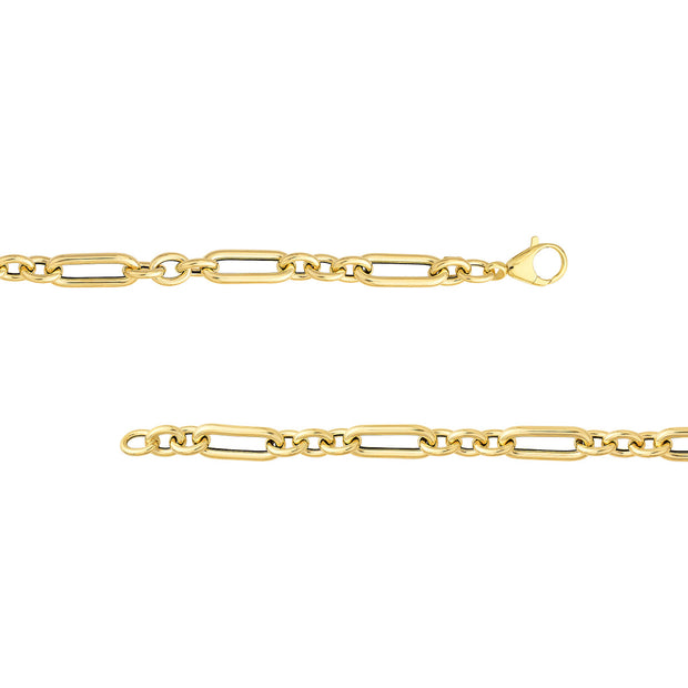 Lariat Oversized Open Link Necklace