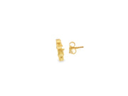 Clover Earrings in Onyx
