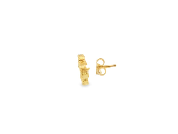 Clover Earrings in Onyx