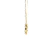 Onyx Clover Pendant
