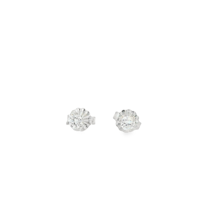 0.20 White Gold Diamond Studs