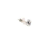 Bezel Set Sapphire Solitaire Earrings