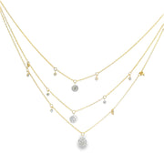 Diamond Multi-Strand Necklace