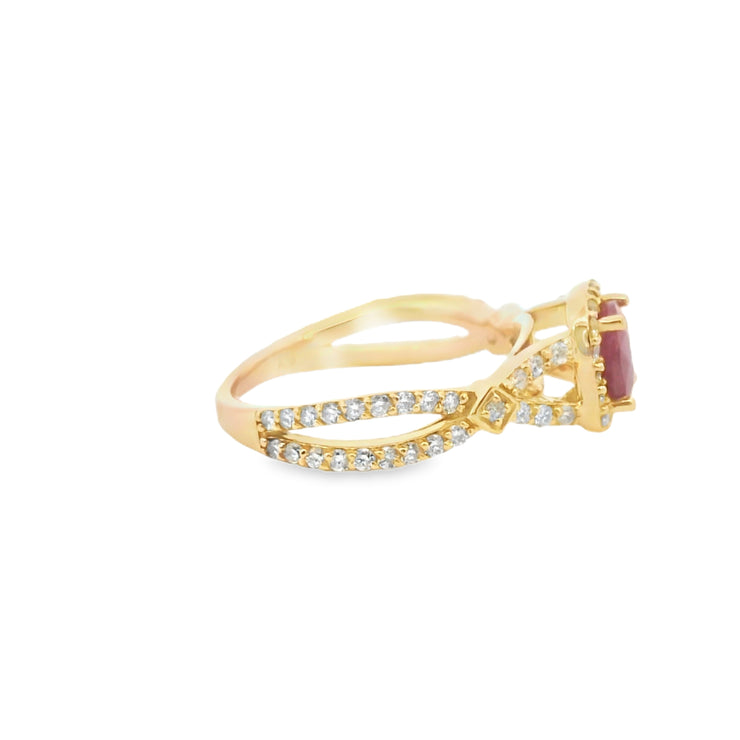 Ruby and Diamond Ring
