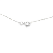10K White Gold Wheat Chain
