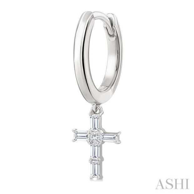 Diamond Cross Huggies