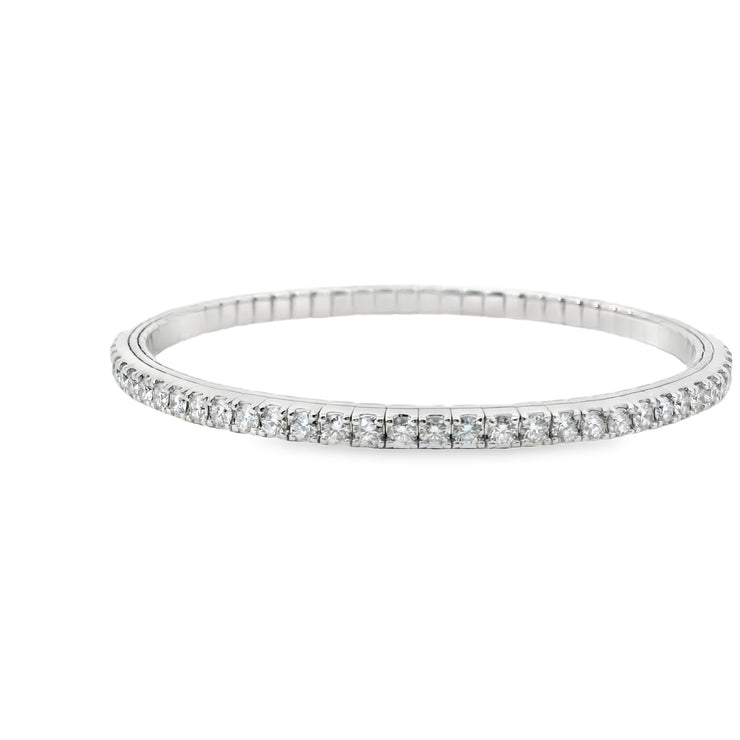 Flexible Bangle Diamond Bracelet
