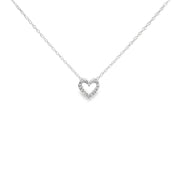 Petite Diamond Heart Pendant