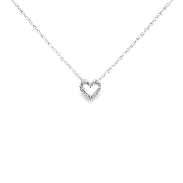 Petite Diamond Heart Pendant