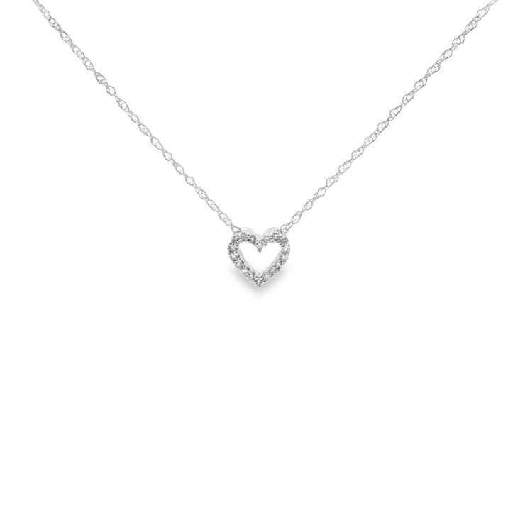Petite Diamond Heart Pendant