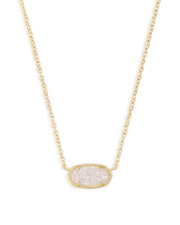 Kendra Scott Gold Iridescent Drusy Elisa Necklace
