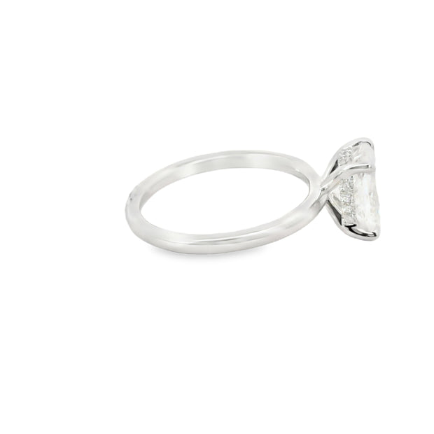2 Carat Elongated Cushion Engagement Ring