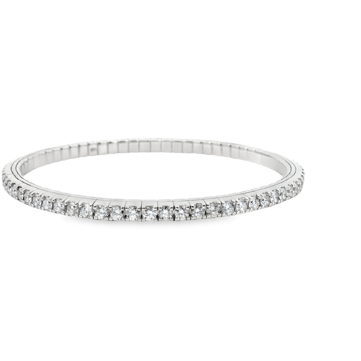Flexible Bangle Diamond Bracelet