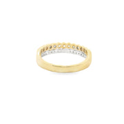Double Row Diamond Band