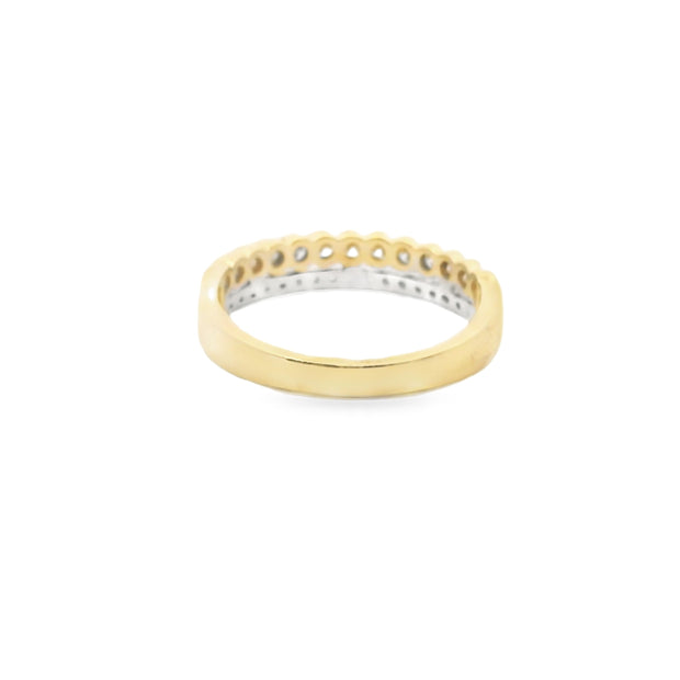 Double Row Diamond Band